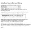 UltraCruz Equine Skin and Allergy supplement for horses product information