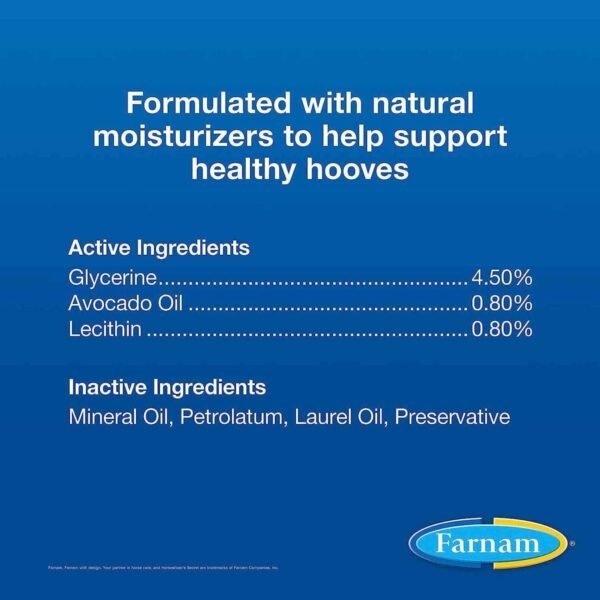 explanation about ingredients in Farnam hoof oil